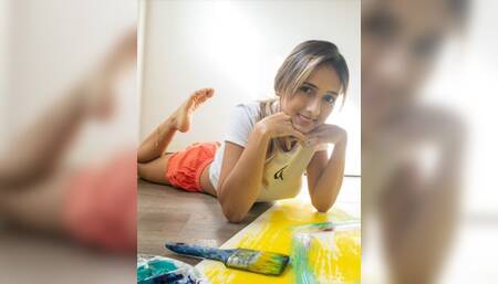 See me pleasuring my pussy while imagining your had cock!