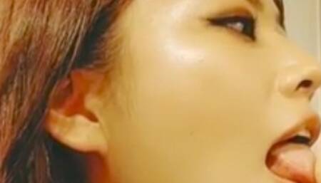 Deep and slow blowjob by Kaho Imai