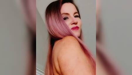 Sexy MILF Nikki In A White Strappy Dress Riding Male Torso Sex Doll