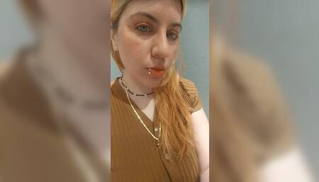 showering and using mommy's vibrator