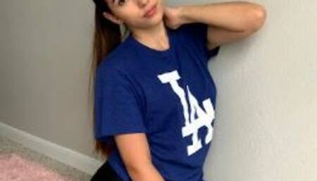 Slap my ass and tits harder than I'm slapping it. Much better you use your dick for slapping. Then, put your hard dick inside my tight wet pussy