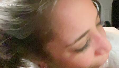 FANCLIP Deep throat gagging & cum swallow 4k