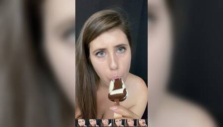 Do you want to lick my ice cream?