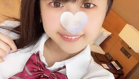 very cute and submissive Japanese school girl gets orgasm by vibrator or cunnilingus many times