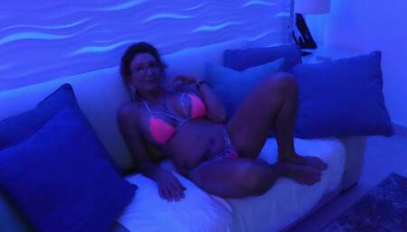 Blue Light Strip and Screw