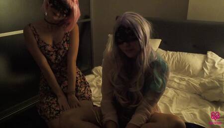 Polyamory video #210 Passionate sex with two girls Poly-amory (Full version)