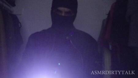 DOMINATION ROLE PLAY - POV, RUBBER GAG BALL, LEATHER JACKET, GLOVES, SKI MASK, CLOSET, +