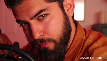 MASTER DOMINATION ROLE PLAY - SLAVE MATHEW FT. LEATHER SOUNDS, GLOVES, CHEST HAIR, LEATHER JACKET, BEARDED MAN +