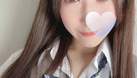 Japanese cute girl Mi, it is a must-see for her angry look when she is creampied without her permission