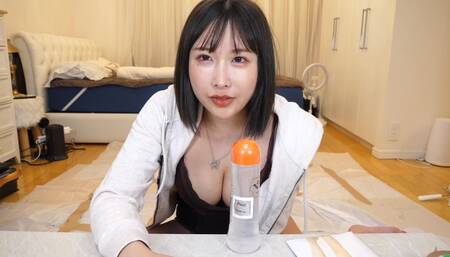 [Broadcast accident] I tried no-hand lotion stockings ...
