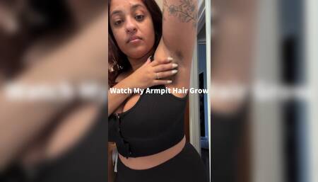 *NEW CLIP* Watch My Armpit Hair Grow