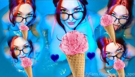 Amber Hallibell Redhead Cleans Pool Cleaners Dick POV