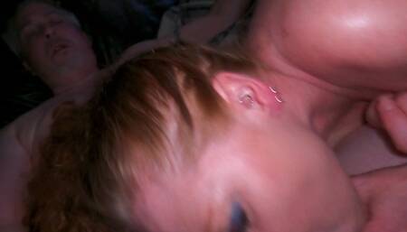 When he is fucking my face I love to moan... turns him on so much.