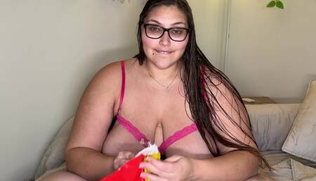 Blowing Up Beach Ball and Cumming