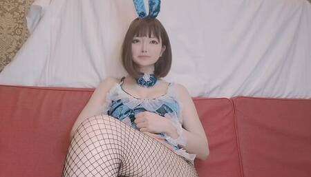 [Not on pornhub and subscribe]I enjoyed standing back in a bunny girl costume.
