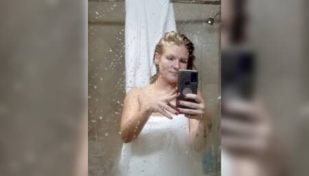 Sexy Shower & Dildo Fun!