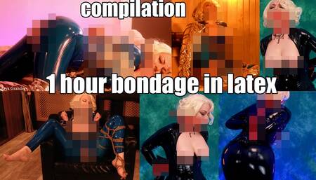 1 HOUR VIDEO bondage latex COMPILATION