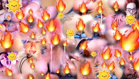 Compilation of huge cumshots on/in all my sweet places???? Part 1