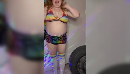 spare tire orgasm challenge