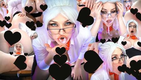 Meiko Shiraki — your bimbo secretary fucktoy