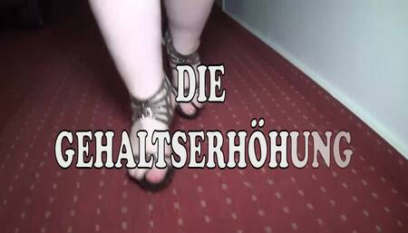 die Gehalserhöhung