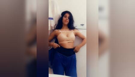 INDIAN GIRL POOJA'S XXX STRIP IT DOWN SHOOT!