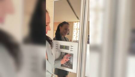 Playing with ice????, but making the fire ????