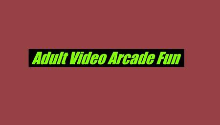 Adult Video Arcade Play with Many Toys