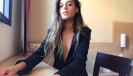 Your job is to have sex with your female boss and make her cum every day  ????????