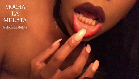 Hairy Dominatrix sucking you off.