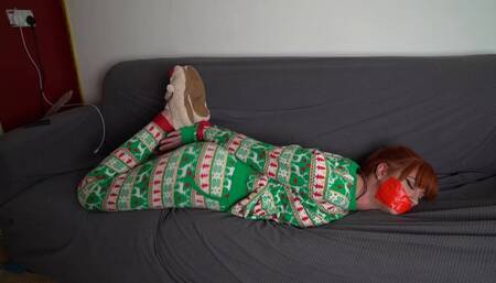 2293 Amber in Xmas Bondage Gift