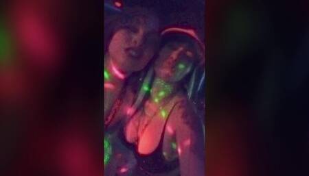 Trans slut Amber Alisson gets her ass fingered, fisted and fucked after partying in a night club