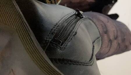 A Shoefetish Dream - POV and underglass Views on Doc Martens and Nylons - HD