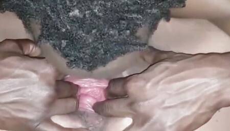 WildEnglishBBW BBC Nata4sex spreading, licking, fingering my pink wet pussy with squirting