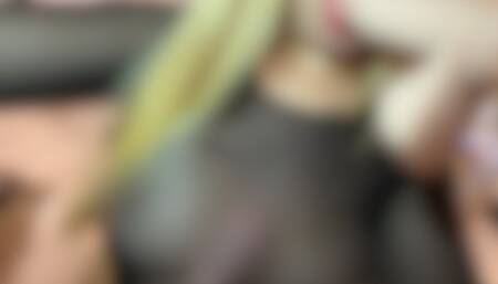 Sucking and deepthroating this 23cm dildo while my vibrator is in my thong making it hard for me not to come ???? (september 2022)