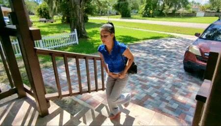 INEED2PEE IPOD Sushii Xhyvette locked out wetting dress pants