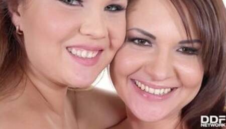 Anal Loving Lesbians Courtney Blue & Kristina Miller Lick their Buttholes