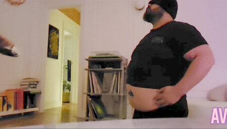 Ava Wiicked's Dominant Feeder Face Fucks Pig w Frosting covered strap on