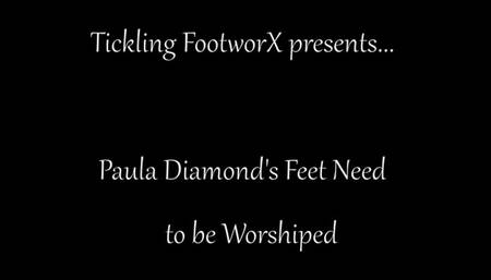 Paula Diamonds Foot Worship