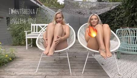 Two blondes mastrubating
