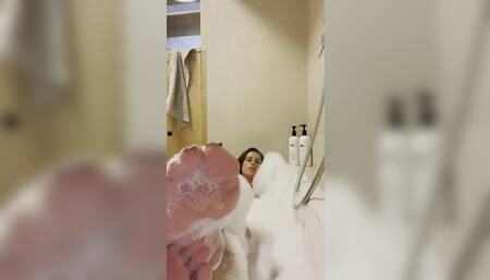 My first bath in my new home