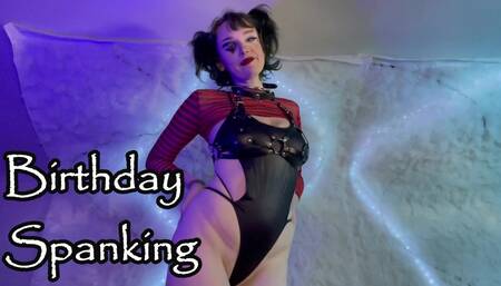 Birthday Spanking