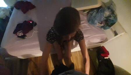 German MILF wants it dirty DOGGY ANAL with CREAMPIE and BLOWJOB