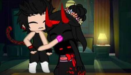 Evilsonic fucking a demon lady in my room