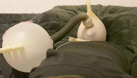 BHDL - THE REBREATHALYZER - LATEXGLOVE BREATHPLAY - FIRST PROTOTYP