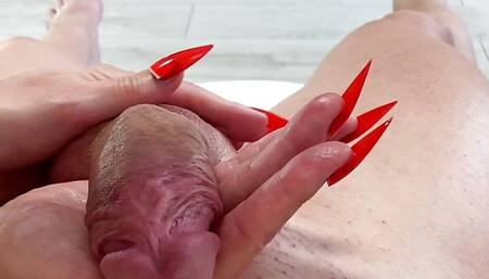 Stepmom long nails urethra insertion bdsm