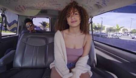 18yo Teen Mariah Banks Looking Super Cute, Riding Dick Like Champ In A Dank Van