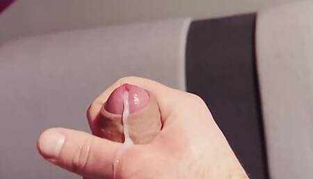 Loads of thick cum after masturbating