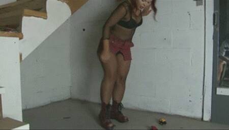 Mean Punk Girl Car Crush With Doc Martens 720p wmv