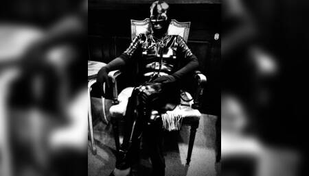 Masked submissive teen anal fever waits for her master